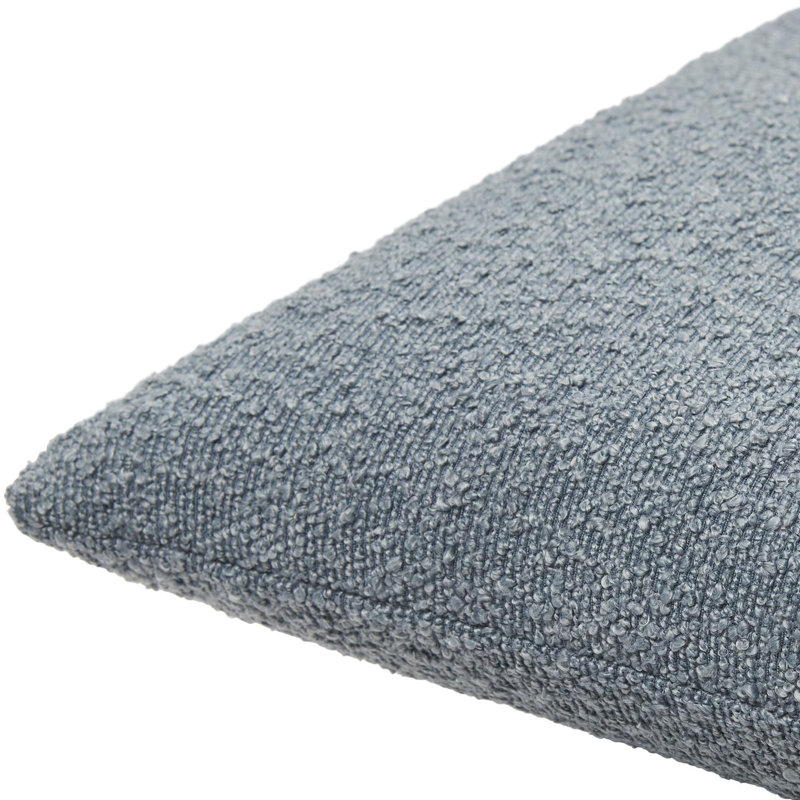 Coussin décoratif Amalfi Boucle, Bas, 20 po x 20 po, Ardoise