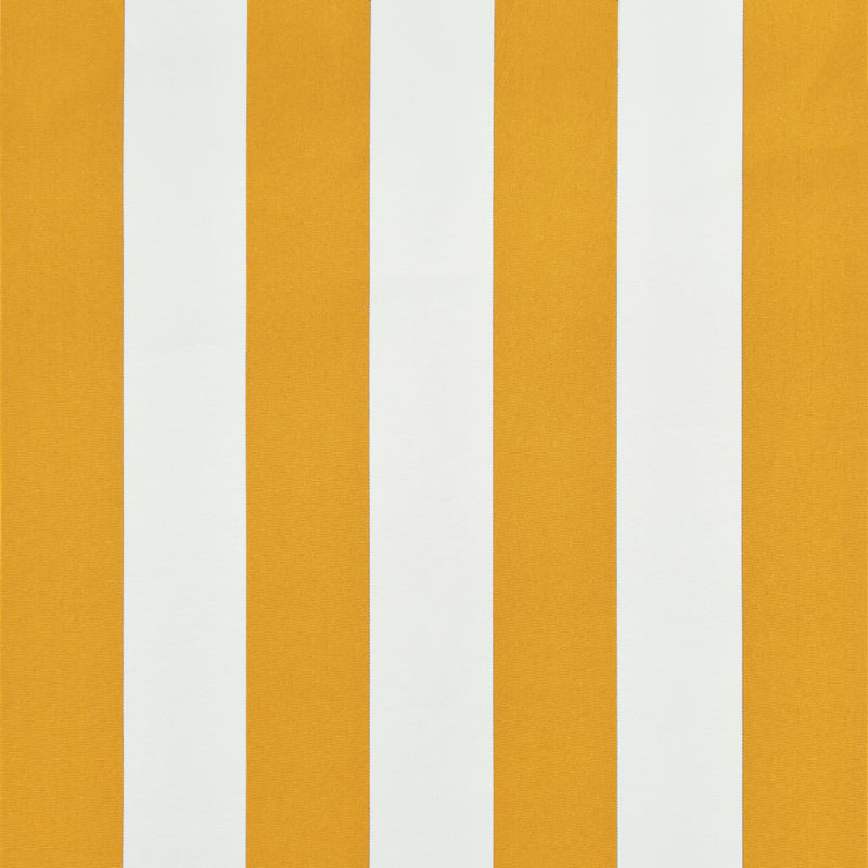 Terah Retractable Awning, Yellow/White, 150 x 150cm