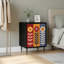 36cm W Engineered Wood Bedside Table