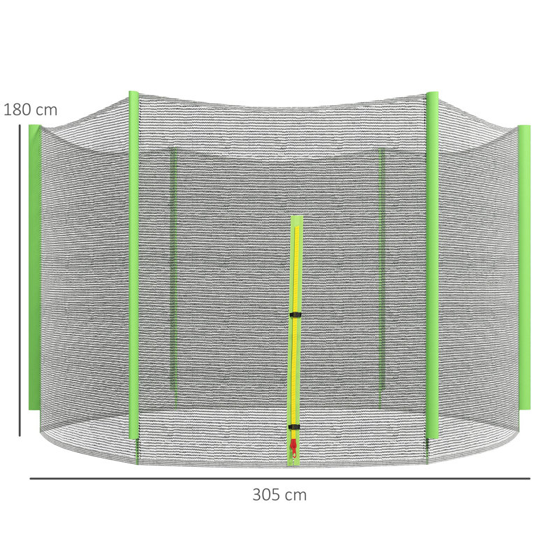 Dakota Fields 180cm Replacement Safety Net, Green
