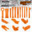 19Pcs Trim Removal Tool, Auto Clip Pliers Fastener Remover Set, Automotive Upholstery Removal Kit-68624873