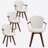 Kretzmer 21.2" W Bamboo Swivel Modern Dining Chair-96262356
