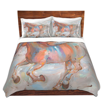 Ensemble de housse de couette racer à chevaux stormy