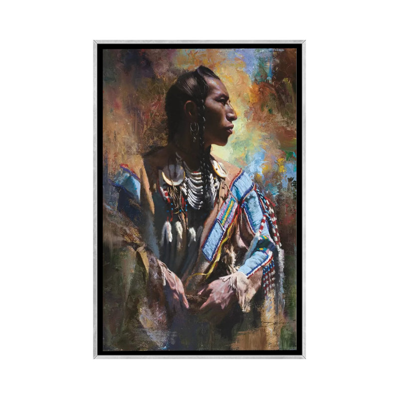 Décoré par David Edward Kucera-reproduction d’art, Encadrement argenté, Pas de tapis, H 26 po x l 18 po x 1,5 po