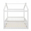 Structure de lit en bois avec clôture-914200449