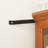 American Design Dark Oak Glass Showcase With Adjustable Shelves, Doors, And E26 Bulb For Collectibles Display Design, Showcase, Bulb, Stamp Collection-118964466