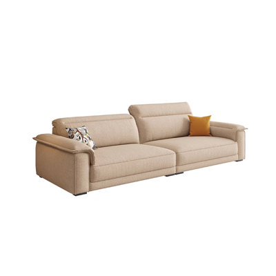 Canapé moderne en coton et lin confortable