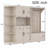 Hall Tree with storage and 4 hooks, storage cabinet-1987364900