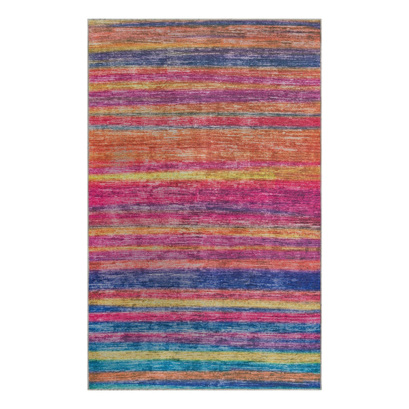Kampton Chevron Indoor Rug, Rectangle 5' x 8'
