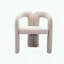 Chaises d'appoint tonneau en velours Contemporary - ensemble de 2-1690423825