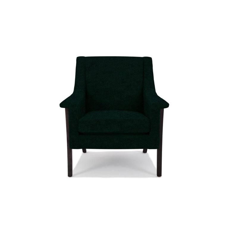 Fauteuil Arlo, Wengé, Polyester forêt
