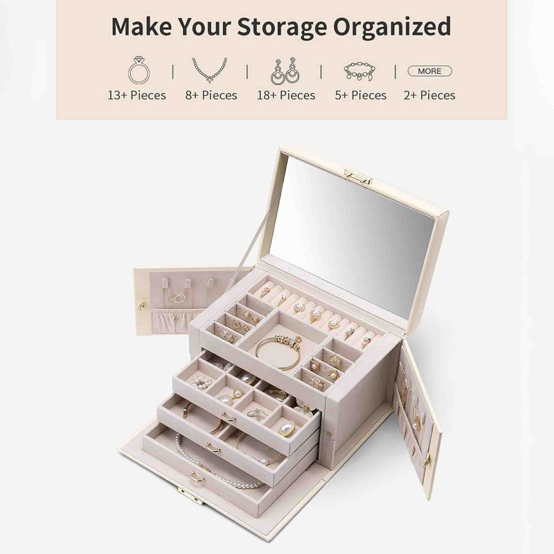 Jewellery Box, Apricot White