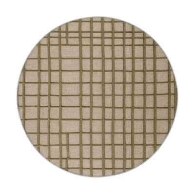 Tapis gris intérieur et extérieur Trellis