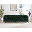 Ghaleb 237Cm Velvet Square Arms Sofa-631652539-631652529