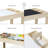 Drawing and Activty Board Children Table with 2 Chairs Set