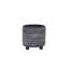 S / 2 POT DE FLEURS 6/8 ", NOIR