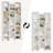 📖✨ 2-Pack 8-Tier Bookcase Set, 21-Cube Storage Bookshelves Unit With Adjustable & Removable Shelves-1542148861