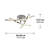 Orly Modern Flush Mount Ceiling Light Fixture, Chrome