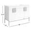 Ensemble de meuble-lavabo simple 48 po Maisie-2080022708-2080022704