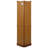 Cargile Oak 6-Shelf Curio Cabinet With & Adjustable Glass Shelves, Mirrored Back Material Shelves Back, Look-121148367