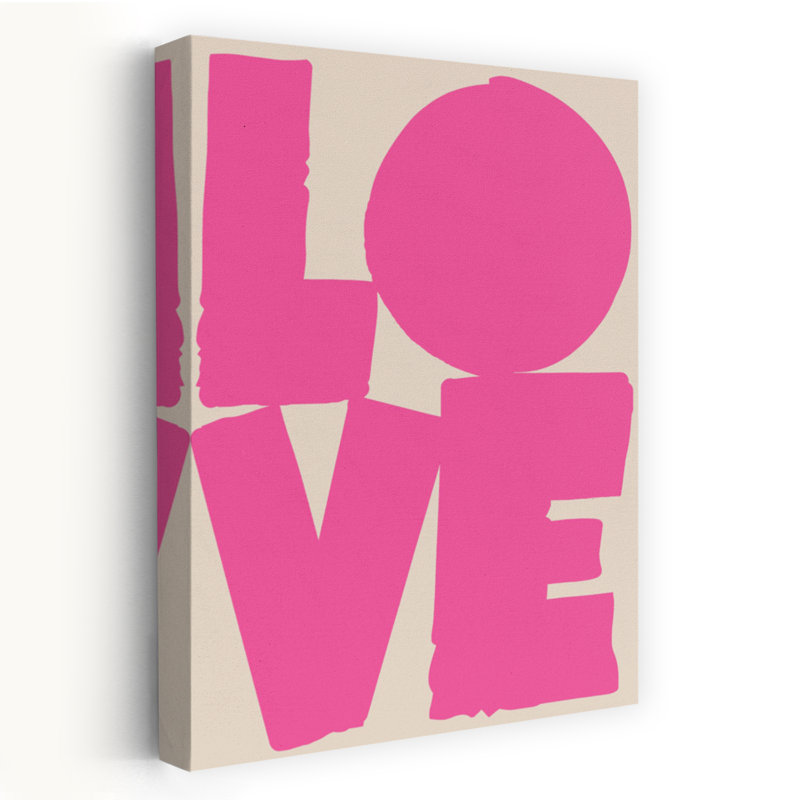Art contemporain contemporain abstrait, H 12 po x l 8 po, Rose