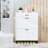 Entryway Shoe Container With 2 Flip Drawers: White, , Space Saving Storage For - Drawers, Ample Capacity, & Efficient-2000607819