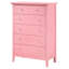 Charmant coffre de rangement rose pour tout espace