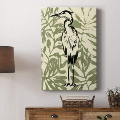 Retro Parlor Heron II - Cavas enveloppés de galerie