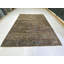 Tapis unique noué à la main bleu clair / brun 8 pi x 9 pi 7 po