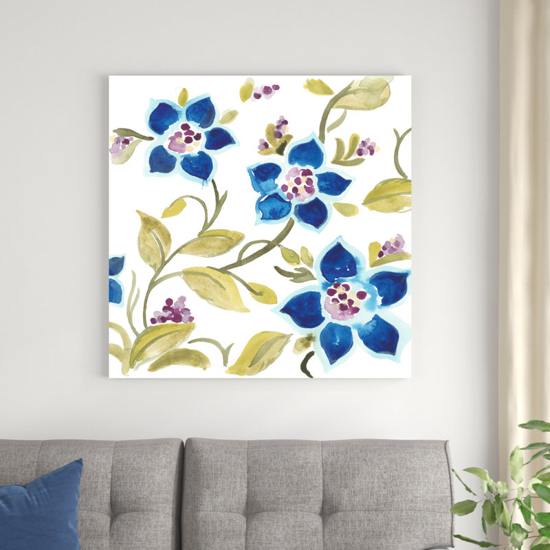 Abbey Floral Tiles II, H 36 po x l 36 po x P 1,25 po