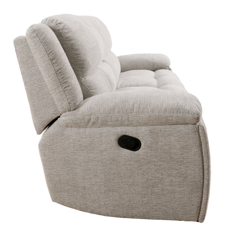 Ensemble de canapé inclinable manuel Kendall, 2 Pieces: Chair, Sofa, Opal Taupe