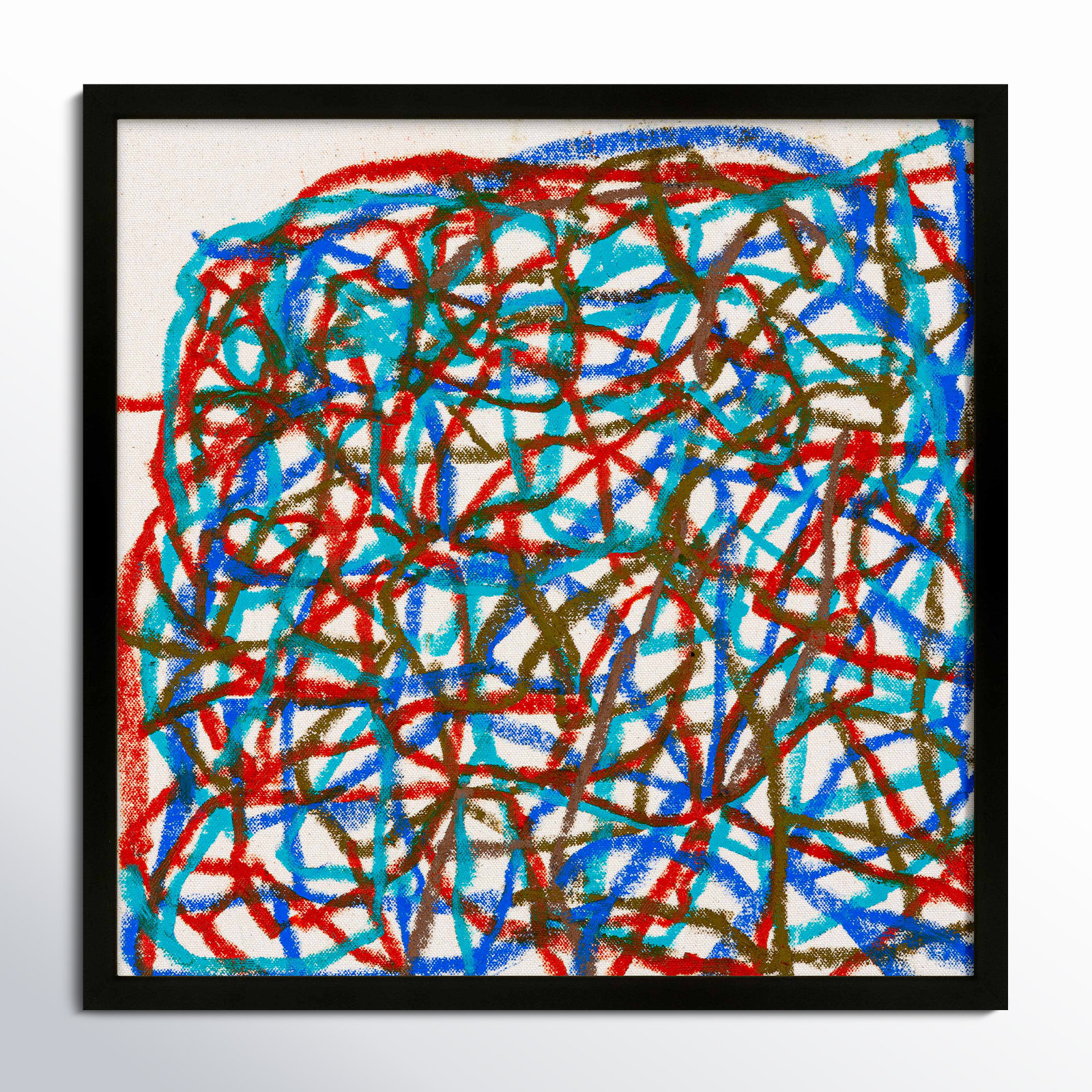 Expedition by Stephanie Dennis, Black, 16" H x 16" W  x 1.25" D