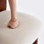 Chaise d'appoint en noyer massif (ensemble de 2)