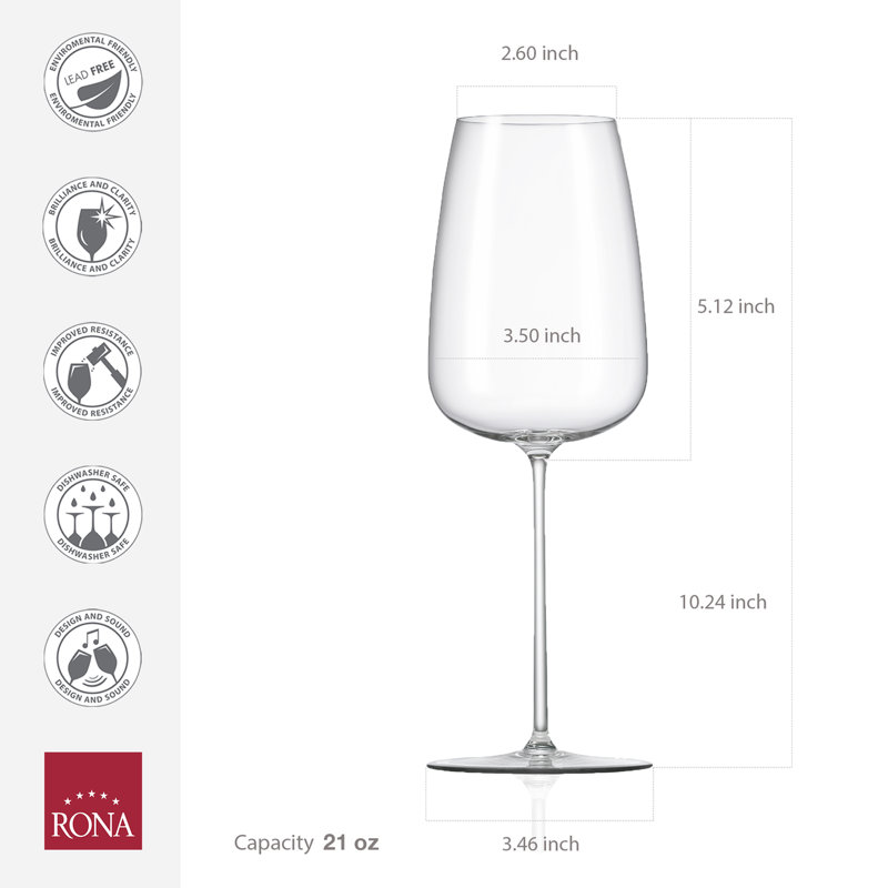 21 oz. Verre à vin