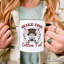 Drôle de tasse de lapin de Pâques, cadeau rétro «Shake Your Cotton Tail» avec nom personnalisé