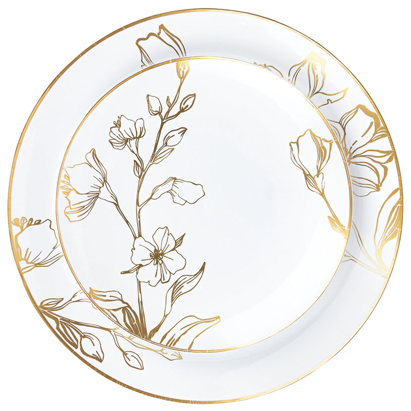 Floral 10" Dinner Plate