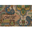 Tapis jaune en laine 7 x 9 po
