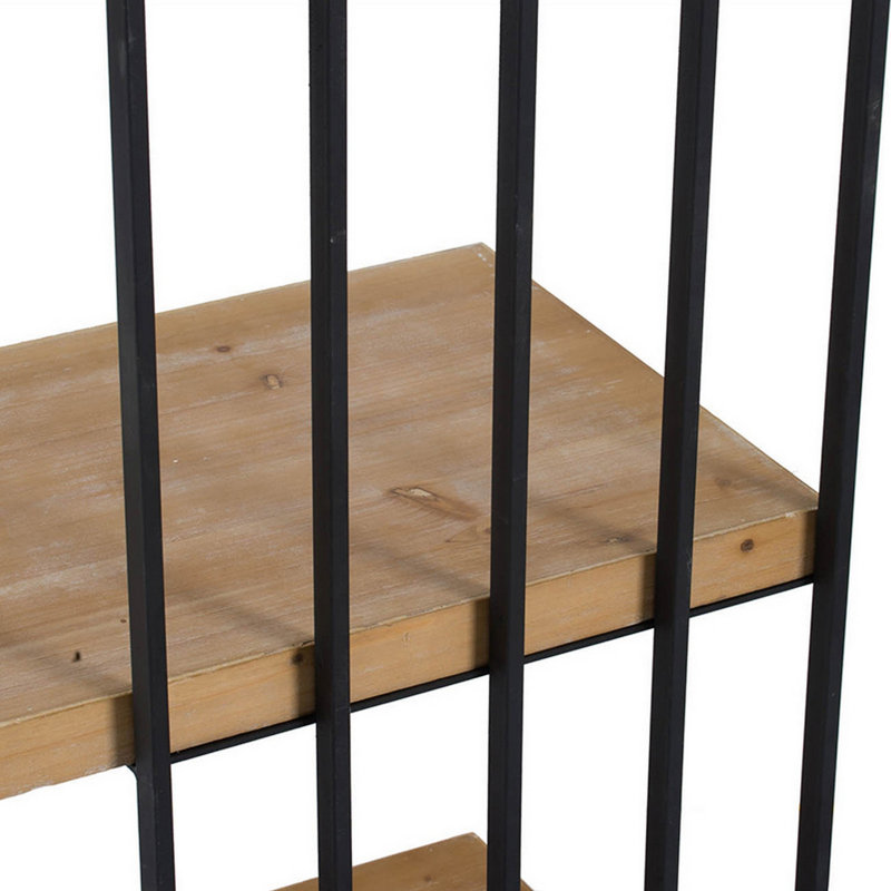 Bricktown 7.9'' W Solid Wood Shelving Unit