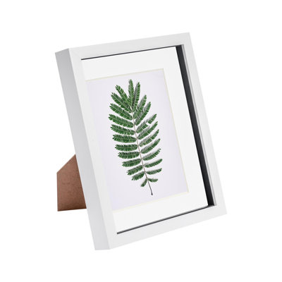 Nicola Spring - 3D Box Photo Frame - 8 x 10" with 5 x 7" Mount