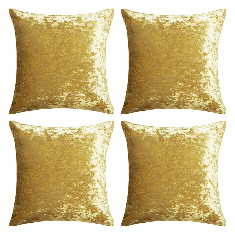 Coussin Antwain, Or, H 20 po x l 20 po
