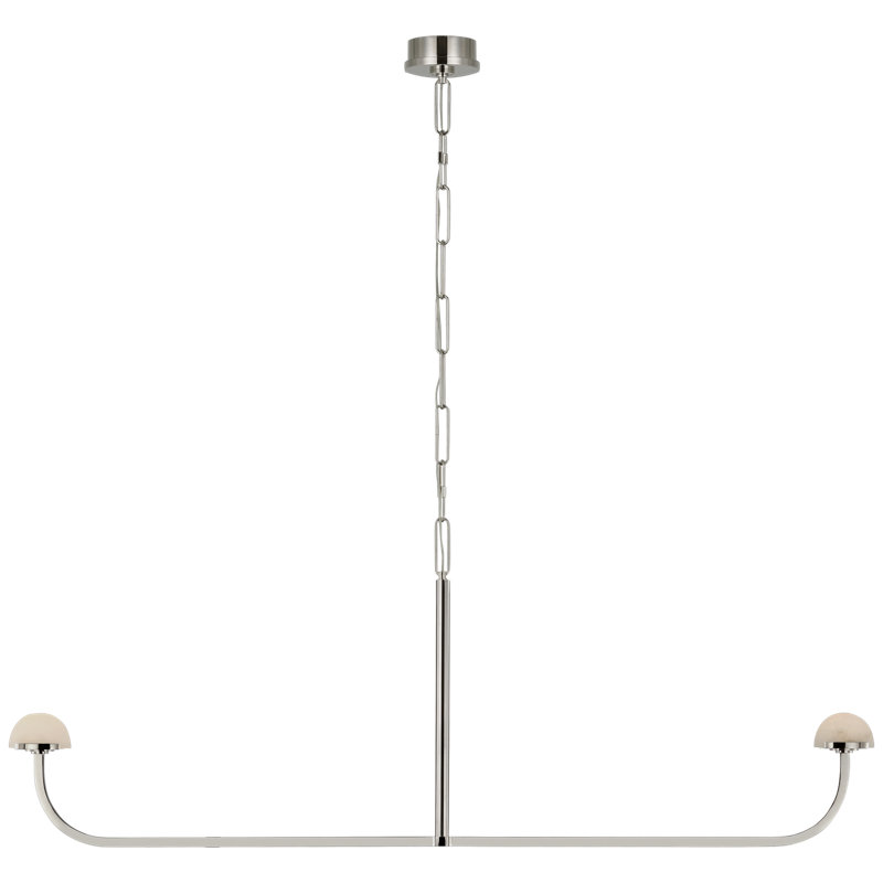 Pedra 2 - Light LED Chandelier, Polished Nickel