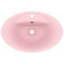 Belfry Bathroom Pearlene 390mm W Ceramic Oval Sink with Overflow-1327032599