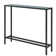 Lathem Glass Top Console Table