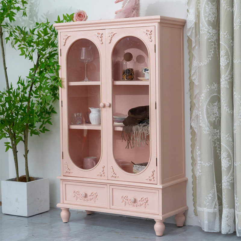 Vitrine exquise française, Rose