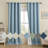 Leming 100% Waterproof and Blackout Solid Color Polyester Linen Textured Grommets Curtains Panel-99481475-103536766