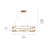 6 - Light Dimmable Drum Chandelier-319406195
