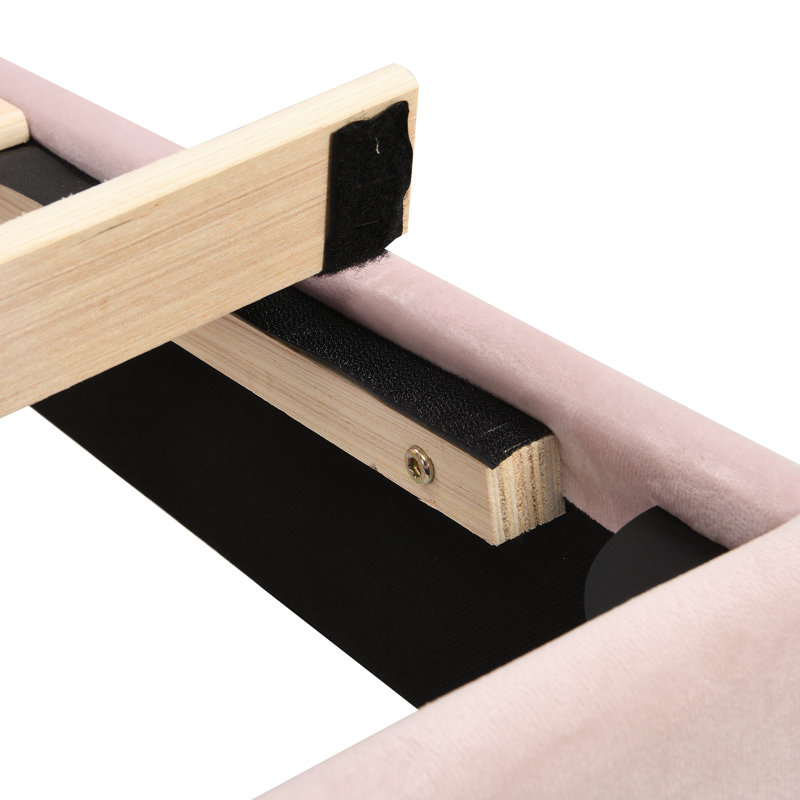 Upholstered Storage Bed, Double (4'6)