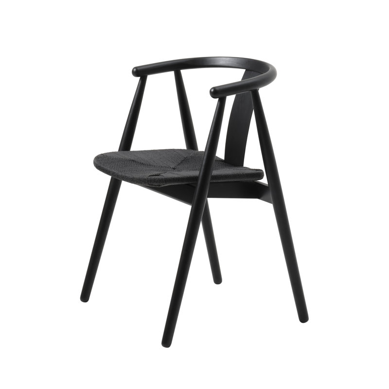 Karnak 48.5cm H Armchair, Black