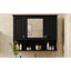Armoire à pharmacie murale 35 po x 28 po, armoire de salle de bain moderne avec miroir, armoire à miroir avec tablettes ouvertes-242636922