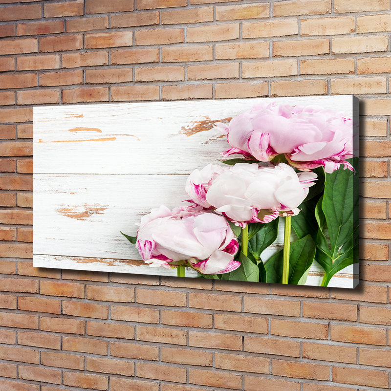 Peonies 1 Piece Wall Art on Canvas